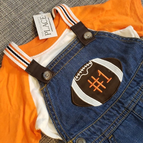 The Children's Place T-Shirt and Overall - Picture 2 of 4